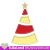 1st Christmas Tree applique Machine embroidery design