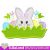 Easter bunny Machine embroidery design