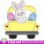 Easter Truck with Bunny and Eggs Machine embroidery design