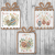 Cross Stitch Pattern Sampler Happy Easter Bunny Gift Tags Primitive Instant Download 158