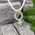 Green jade female sex sign venus symbol pendant,feminist sign