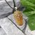 Lion head pendant from orange carnelian jewelry zodiac necklace