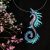 Animals. Sea horse pendant. Hippocampus