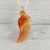 Carnelian angel wing pendant, jewelry for her, birthday gift.