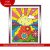 Abstract cross stitch pattern. Hippie style. P1780