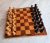 Artel made Soviet small wooden chess set vintage 1960s
