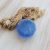 Blue sea glass bottom B61