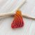 Ambergine red sea glass K20