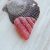 Red sea glass heart K25