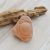 Apricot color sea glass