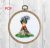 Tiny cross stitch pattern Volcano