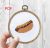 Tiny cross stitch pattern Hot Dog