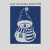Loop yarn Snowman blanket pattern PDF