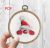 Tiny cross stitch pattern Santa Claus