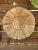 Wall wicker plate with raffia – Boho wall decor gift for her