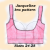 Dance bra pattern, Jacqueline, Sizes 24-28, Linen bra pattern