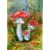 Fly Agaric Painting 12*8″ Watercolor Autumn Art by Yalozik