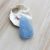 Cornflower blue sea glass B55