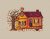 “Autumn house” Cross Stitch Pattern, Calm Cottage