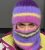 Knitted asseccory balaclava. Ski mask womens.