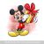 Cute mouse with a gift in his hands, png sublimation design