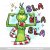 The Grinch Bla Bla Bla Sublimation illustration