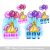Gender party decor, postcard design, digital print