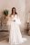 70’s bell wedding dress. Off shoulders lace white dress