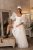 Bohemian bridal gown dotted tulle princess wedding dress