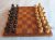 Soviet small chess set 1950s – 1960s – vintage wooden chess USSR