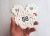 Number sign 56 room apartment door address plate white black