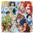 Seamless pattern with princesses, jpeg file