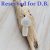 Tiny sea glass parfume stopper
