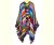 Gorgeous Poncho Mohair & Wool with Pom Poms
