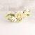 Wedding Comb Floral Bridal Jewelry Ivory Clay Snowdrop Flowers