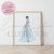DIGITAL DOWNLOAD Angel Mercury (Printable Fashion Illustration)
