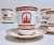 Antique Lomonosov Porcelain Set.Moscow Kremlin.Tea Coffee Set LFZ