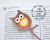 Owl Bookmark Pattern, Lace bookmark crochet PDF