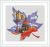 “Autumn in the City” Cross Stitch Pattern, City Landscape.
