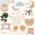 Baby Nursery Furniture Watercolor Clipart PNG Set