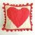 Boho pillow covers 16×16 – Decorative pillows – Heart pillow case