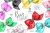 Watercolor Bows PNG, cute clipart, hand-painted clipart
