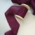 | Burgundy Silk Ribbon | Hand Dyed Silk Ribbon on Wood Spool