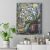 Floral interior painting 14*20″ acrylic orchid by Yalozik