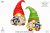 Gnome with a camera, clip art png, photographer gnome