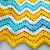 Chevron crochet blanket pattern 3 colors