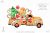 Christmas gingerbread truck digital clipart, Gingerbread Man
