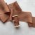 | Cinnamon Silk Ribbon | Hand Dyed Silk Ribbon on Wood Spool