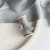 | Cool Gray Silk Ribbon | Hand Dyed Silk Ribbon on Wood Spool