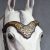 Medieval browband for horses Handmade brown horse tack gift box